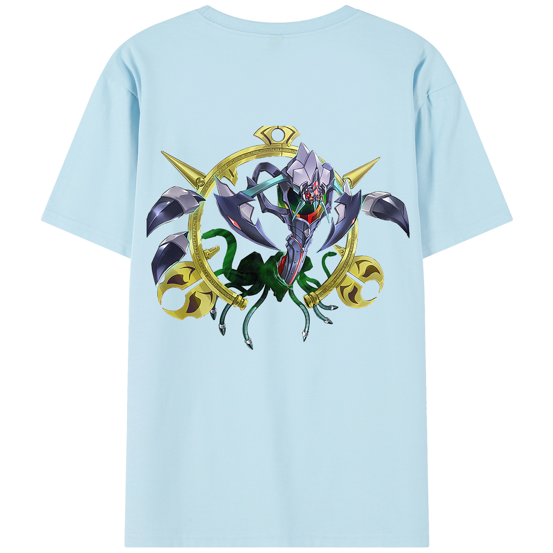 （画像用） 遊☆戯☆王 Yu-Gi-Oh! 綿100％半袖Tシャツ（背面プリント）